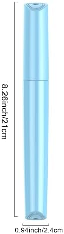 Travel Toothbrush Case Plastic Container Box Breathable Design with Air Hole More Toothbrush Tube for Home Daily Office Business Use (Light Blue)