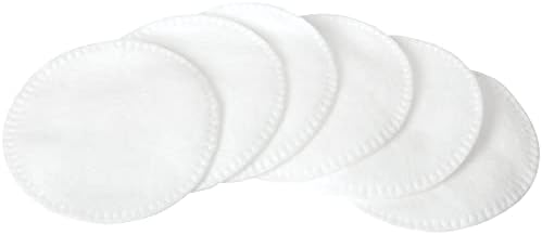 ForPro Pure & Natural Stitched Cotton Rounds for Face (400-Count), 100% Pure Cotton Makeup Remover Pads, Hypoallergenic, Lint-Free, Vegan & Cruelty-Free, Pack of 8-100 Cotton Pads