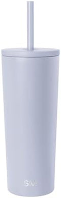 Simple Modern Iced Coffee Tumbler, Insulated | 24oz | Blue