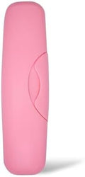 RADIUS Toothbrush Travel Case – Fits Big Brush, Original, Flex & Scuba Brushes BPA-Free Recycled Plastic, Portable, Durable & Eco-Friendly for Home, School, Travel, Pastel Pink