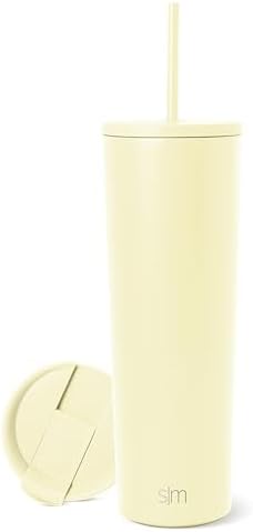 Simple Modern Iced Coffee Tumbler, Insulated | 28oz | Yellow