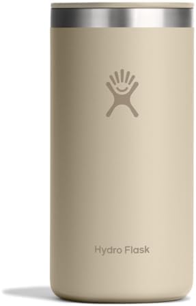 Hydro Flask Travel Coffee Cup – Insulated Stainless Steel, Non-Spill, Leak Proof To-Go Tumbler 16 Oz Oat Tan