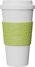 Copco Acadia 16 oz Travel Mug - Insulated Reusable Coffee Tumbler with Double-Walled Plastic, Leak-Proof Lid, BPA-Free - Portable Mug for Hot & Cold Drinks, Cup Holder Friendly (Green) (Pack of 6)