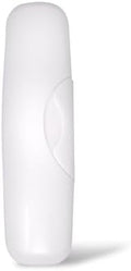 RADIUS Toothbrush Travel Case for Big Brush/Original/Scuba Brushes, BPA-Free Recycled Plastic, Portable for Bathroom, School, Home, Camping - White (ONLY fits the Big Brush/Original/Flex/SCUBA)