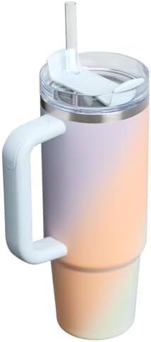 STANLEY Quencher H2.0 Flow State Tumbler, 30 oz, Sunrise Spiral