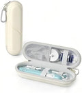 ProCase Toothbrush Travel Case for Oral-B/Oral-B Pro 1000 1500 5000 7000 7500 6000 9600/Philips Sonicare 4100 5100 1100 6100 5300 Oral-B iO Electric Toothbrush Portable Hard Container -Beige