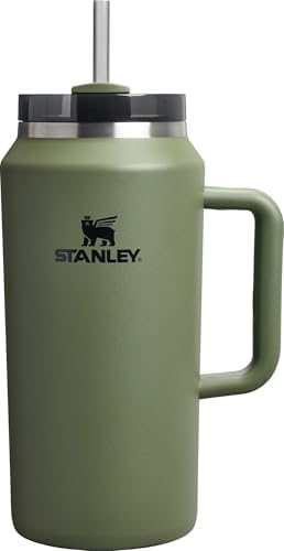 STANLEY Quencher H2.0 Flow State Tumbler, 64 oz, Dried Pine