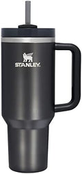 STANLEY Quencher H2.0 Flow State Tumbler, 40 oz, Black Glow