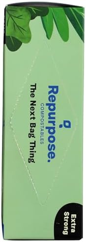 Repurpose, Compostable 13 Gallon Tall Kitchen Bags, 12 Count