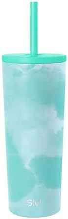 Simple Modern Iced Coffee Tumbler, Insulated | 24oz | Tie Dye