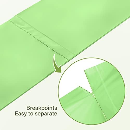 Compostable Trash Bags 2.6 Gallon 100 Counts Compost Small Garbage Bag for Kitchen Bathroom BPI Certified, Green