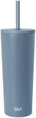 Simple Modern Iced Coffee Tumbler, Insulated | 24oz | Blue