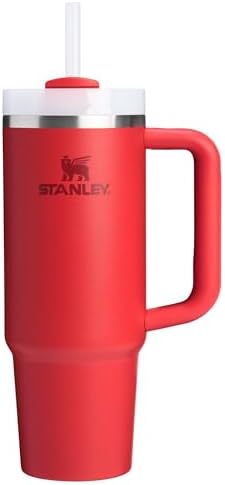 STANLEY Quencher H2.0 Flow State Tumbler, 30 oz, Chili Red