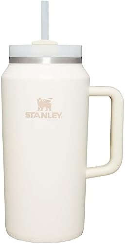 STANLEY Quencher H2.0 Flow State Tumbler, 64 oz, Cream