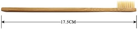 DR PERFECT Natural Bamboo Toothbrush Soft Bristles for Adults Pack of 12