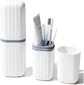 2-in-1 Travel Toothbrush Holder, Dustproof & Compact