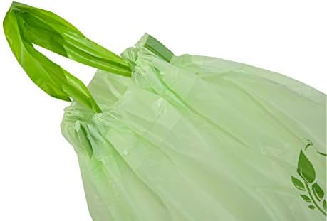 UNNI Compostable Drawstring Bags, 2.6-3.2 Gallon, 60 Count