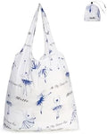 Stelle Lightweight Reusable Grocery Bag with Handles Ripstop Nylon Foldable Tote Shopping Bags for Travel and Groceries