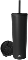 Simple Modern Iced Coffee Tumbler, Insulated | 28oz | Black
