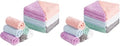 HOMEXCEL Premium Makeup Remover Cloth 48 Pack, Reusable Super Soft 7 x 7 Inch Facial Cleansing Cloths with Just Water, Highly Absorbent Microfiber Coral Velvet Face Towels Washcloths