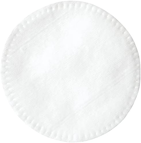 ForPro Pure & Natural Stitched Cotton Rounds for Face (400-Count), 100% Pure Cotton Makeup Remover Pads, Hypoallergenic, Lint-Free, Vegan & Cruelty-Free, Pack of 8-100 Cotton Pads