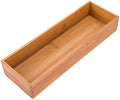 Bamboo Drawer Oragnizer Box, Kitchen Seasoning Organizer Tray, Tableware Knife Fork Organizer Box, Home Drawer Sorting Box, Bamboo 12"*4"