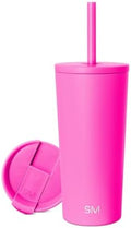 Simple Modern Iced Coffee Tumbler, Insulated | 20oz | Pink