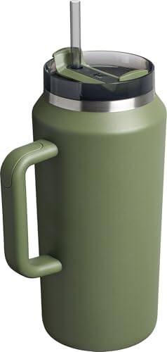 STANLEY Quencher H2.0 Flow State Tumbler, 64 oz, Dried Pine