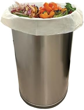 Hippo Sak - 13 Gallon Tall Kitchen Compostable Bags - Leak Proof Bags (50 Count)