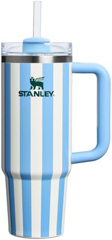 STANLEY Quencher H2.0 Flow State Tumbler, 30 oz, Cornflower Cabana Gloss