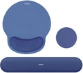 MOSISO Wrist Rest Support for Mouse Pad&Keyboard Set, Royal Blue