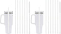 6 Pcs Replacement Straw for Stanley Adventure Quencher 40 oz 30 oz Cup Tumbler,Straws with Cleaning Brush for Stanley Accessories (Pack of 2)