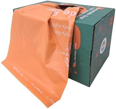 Compost Bags, Trash Bags 3 Gallon, Extra Thick, US BPI ASTM D6400 Certified Compostable Food Scrap Kitchen Waste Bags, 100 Count