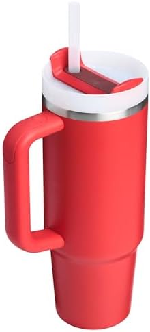STANLEY Quencher H2.0 Flow State Tumbler, 30 oz, Chili Red
