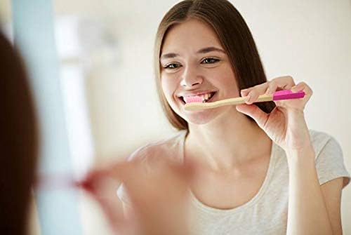 Virgin Forest Bamboo Toothbrushes 6pk, Charcoal Bristles BPA Free