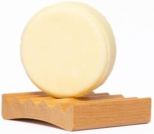 Eco-Friendly Self-Draining Soap Dish for Shampoo & Conditioner Bars – Handmade in USA Natural Alder Wood Bar Holder & Drying Tray, Sustainable, Biodegradable, Plastic-Free, Beautiful & Functional