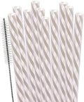 Dakoufish Replacement Straws for StanleylOwalalHydro Jug 40oz 30oz Tumbler,10 Pack 12 Inch White Reusable Straws With Cleaning Brush For Stanley Simple Modern Cup,Dishwasher Safe.