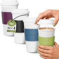 Copco Acadia Travel Mug, 16 Oz - Black, Plum, Blue, Green, Set of 4