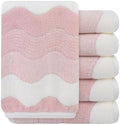 SINLAND Absorbent Coral Velvet Washcloth Ultra Soft Microfiber Face Towels 12 x 12 inch Multi-Purpose Face Cloths for Household and Sport
