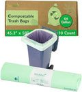 bioMat 64 Gallon Compostable Food Scrap Bags, 10 Count