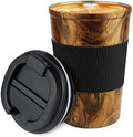 CS COSDDI 12 oz Coffee mug - Stainless Steel Coffee Cup with Leakproof Lid