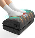 Snailax Heated Footrest Under Desk with Vibration, Adjustable Foot Stool