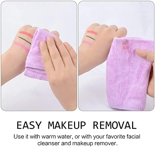 SINLAND Microfiber Facial Cloths Fast Drying Washcloth 12inch x 12inch Light purple 6 pack