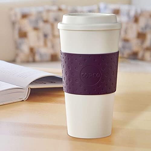 Copco Acadia Insulated Travel Mug with Lid, 16 Oz - Plum