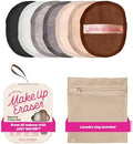 The Original MakeUp Eraser 7-Day Set, Erase All Makeup With Just Water, Including Waterproof Mascara, Eyeliner, Foundation, Lipstick, Sunscreen, and More! Neutrals, 7ct.