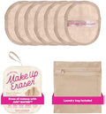 The Original MakeUp Eraser 7-Day Set, Erase All Makeup With Just Water, Including Waterproof Mascara, Eyeliner, Foundation, Lipstick, Sunscreen, and More! (Sweet Cream), 7ct