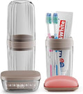VITVITI Bar Travel Soap Case Container, Portable Travel Toothbrush Case
