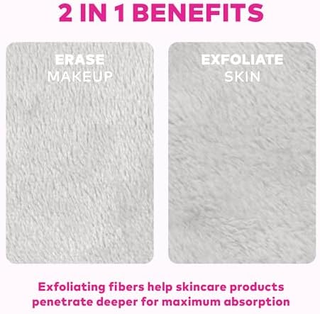 The Original MakeUp Eraser 7-Day Set, Erase All Makeup with Just Water, Including Waterproof Mascara, Eyeliner, Foundation, Lipstick, Sunscreen, and More! Cool Gal Neutrals, 7ct.