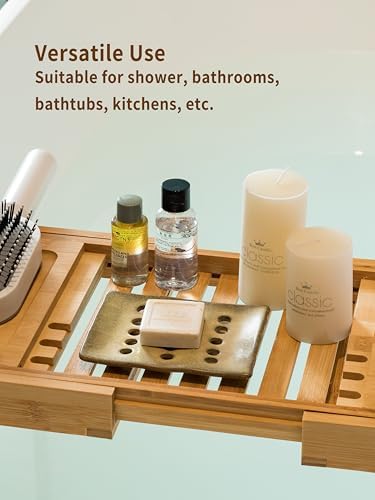 Bar Soap Holder, Soap Dish for Shower & Bathroom - Fast Draining