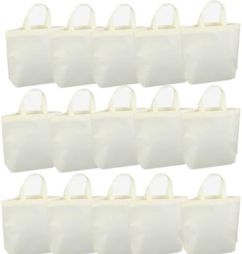 36-Pack Tote Bags Multipurpose Reusable Grocery Bag (Beige Color 36 Pack)